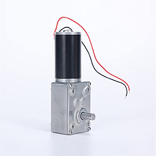 Dc Motor,Motor DC 12V 24V. Hoher Drehmoment-Turbomotor-Wurm-Getriebemotor-Self-Lock-Reduktionsmotor 7/10/12/16/16/12/27/40/80/16/16/16.26.470 RPM(12rpm,12V) von BANGHA
