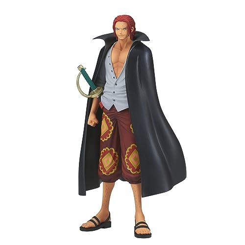 BANPRESTO Shanks One Piece Actionfigur, Film Red, Dxf The Grandline Series, 17 cm, Mehrfarbig, BP88185 BANPRESTO Shanks One Piece Actionfigur, Film Red, Dxf The Grandline Series, 17 cm, Mehrfarbig, BP88185 von Banpresto