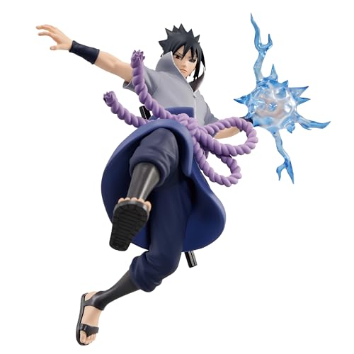 BANPRESTO Naruto Shippuden Actionfigur Uchiha Sasuke Effecttreme aus Kunststoff, von Bandai. BANPRESTO Naruto Shippuden Actionfigur Uchiha Sasuke Effecttreme aus Kunststoff, von Bandai. von Banpresto