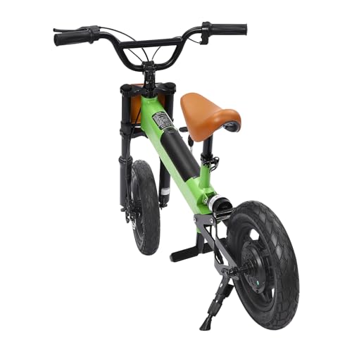 BAOCHADA Laufrad ab 2 Jahre 3‑in‑1 mit Stoßdämpfer & Pedalen bis zu 70 kg, Lenkrad und Sattel höhenverstellbar Kinder-Laufrad für Jungen Mädchen (Grün) von BAOCHADA