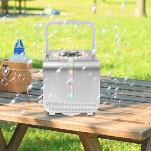 BAODBF Automatischer Seifenblasenmaschine,Blasenmacher 20000+ Blasen pro Minute,Tragbare Bubble Machine,Seifenblasenpistole Kinder,LED Seifenblasenmaschine,Bubble Maker für Outdoor/Hochzeit/Geburtstag BAODBF Automatischer Seifenblasenmaschine,Blasenmacher 20000+ Blasen pro Minute,Tragbare Bubble Machine,Seifenblasenpistole Kinder,LED Seifenblasenmaschine,Bubble Maker für Outdoor/Hochzeit/Geburtstag von BAODBF