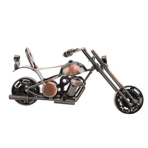 BAOFUYA 3D-Motorradspielzeug aus Metall, Beweglicher Lenker und Rad. Motorradfigur Im Vintage-Stil für Fahrradliebhaber und Sammler BAOFUYA 3D-Motorradspielzeug aus Metall, Beweglicher Lenker und Rad. Motorradfigur Im Vintage-Stil für Fahrradliebhaber und Sammler von BAOFUYA