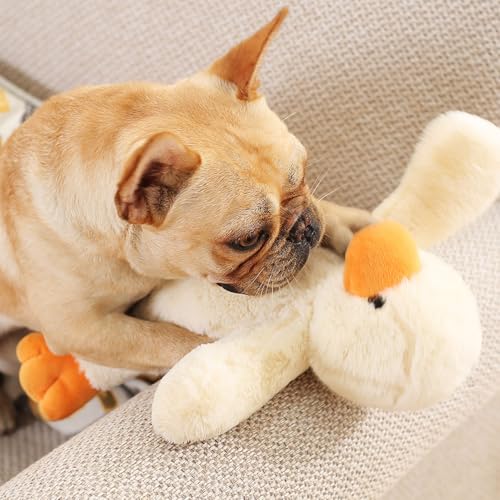 BAOFUYA Gelbes Entlein Plüschspielzeug Süße Tierpuppe für Haustiere, Ausgezeichnetes Plüschmaterial Stofftespielzeug für Stressabbau von BAOFUYA