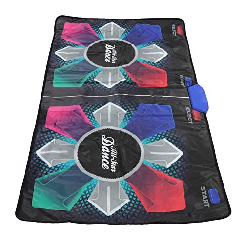 BAOFUYA Hochempfindliche Tanzbodenmatte für 2 Spieler, HD, interaktiv, tragbar, für Familienspaß und Fitness von BAOFUYA