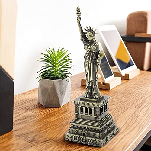 BAOFUYA Mini-Empire-Staat, Metallstatue des -Modells, Vintage-Retro-Stil für Heim-, Büro-, Café, Komplizierte Details, Langlebige Haltbarkeit, Nostalgie von BAOFUYA