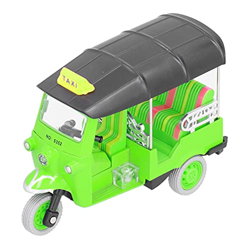 BAOFUYA Ziehen Sie das Thailändische Tuk -Tuk -Spielzeug Zurück, das Rolling Rolling Alloy Dreiradauto Modell für mit Lebensechtigem Design Alter 3+ (Green) von BAOFUYA