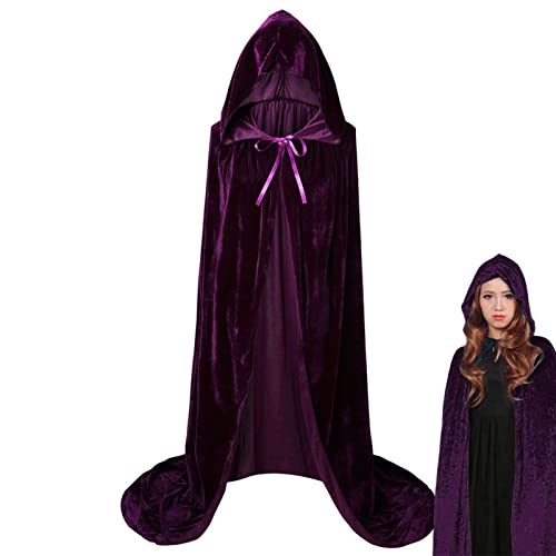 BAOK Halloween Hexenhaube Umhang, Hexe Zauberer Kapuzenumhang, Cowl Hood Cloak Pagan Kostüme Hexenumhang mit Kapuze für Halloween Cosplay Maskerade BAOK Halloween Hexenhaube Umhang, Hexe Zauberer Kapuzenumhang, Cowl Hood Cloak Pagan Kostüme Hexenumhang mit Kapuze für Halloween Cosplay Maskerade von BAOK