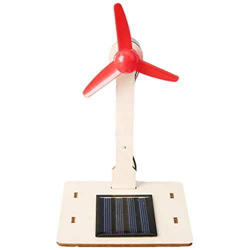 Solar-Windturbine – Windmühle montiertes Modell | Solarspielzeug für Kinder, Bildung, Lernen, lustiges Spielzeug, Geschenk für Heimdekoration, Gartendekoration, Baok von BAOK