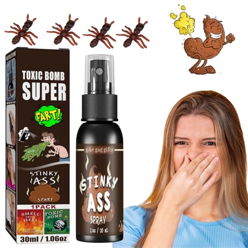 BAOSROY Puant Odeur Pet,Spray Puant Puissant,Spray Pet Liquide,Petit Liquide Puant,Farce Fart Sprays,Puant Fart Prank Spray,Blague Sprays Brume Odorante Jouet Délicats Pour Enfants Et Adultes von BAOSROY