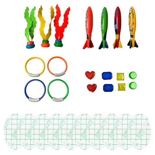 Tauchspielzeug für Kinder,19pcs Pool Spielzeug,Unterwasser Tauchspielzeug Set,Pool Tauchen Spielzeug,Schwimmbad Spielzeug, Wasserspielzeug Outdoor,für Jungen und Mädchen Tauchspielzeug für Kinder,19pcs Pool Spielzeug,Unterwasser Tauchspielzeug Set,Pool Tauchen Spielzeug,Schwimmbad Spielzeug, Wasserspielzeug Outdoor,für Jungen und Mädchen von BAOSROY