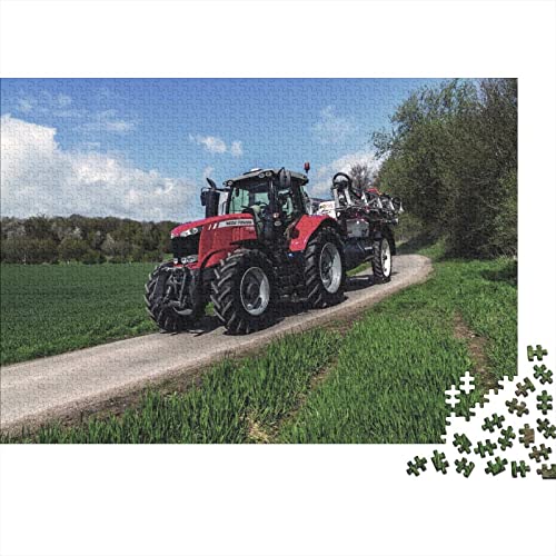 1000 Stück Traktoren Puzzles Für Erwachsene Impossible Puzzle 1000-teiliges Puzzle Lernspiel Spielzeug Geschenk 1000pcs (75x50cm) von BARDYS