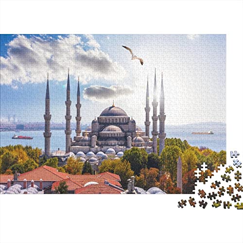 Istanbul Puzzle 1000 Impossible Teile Puzzle Für Erwachsene Puzzle DIY Holzpuzzle Geschicklichkeitsspiel Für Die Ganze Familie 1000pcs (75x50cm) von BARDYS