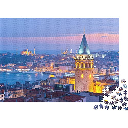 Istanbul Puzzle 1000 Teile Für Erwachsene - Impossible DIY Geschicklichkeitsspiel Für Die Ganze Familie (75x50cm) von BARDYS