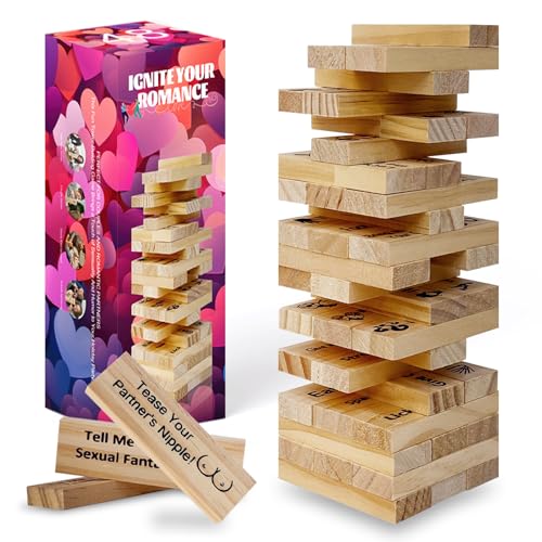 BARMI Entzünden Sie den Funken in Ihrer Beziehung. Entdecken Sie das 48-teilige Freche Blockturm-Spiel, das Paare durch Spaß und Spiel näher zusammenbringt. Paarspiele BARMI Entzünden Sie den Funken in Ihrer Beziehung. Entdecken Sie das 48-teilige Freche Blockturm-Spiel, das Paare durch Spaß und Spiel näher zusammenbringt. Paarspiele von BARMI