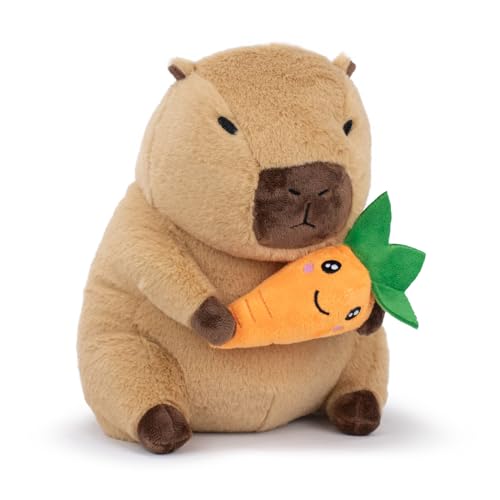 BARRADO Capibara Plüschtier, 22 cm, 16002802 (Capibara Karotte) von BARRADO
