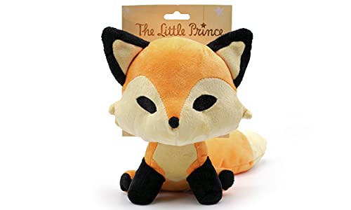 BARRADO Der Kleine Prinz - Plüschtiere der Hauptfiguren aus dem Film: Der Kleine Prinz (22 cm) und der Fuchs (16 cm) - Superweiche Qualität von BARRADO