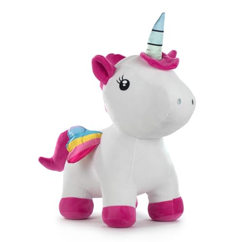 BARRADO Einhorn-Plüschtier, Fantasy-Kollektion, verschiedene Größen und Farben zur Auswahl (Weiß, 45 cm) von BARRADO