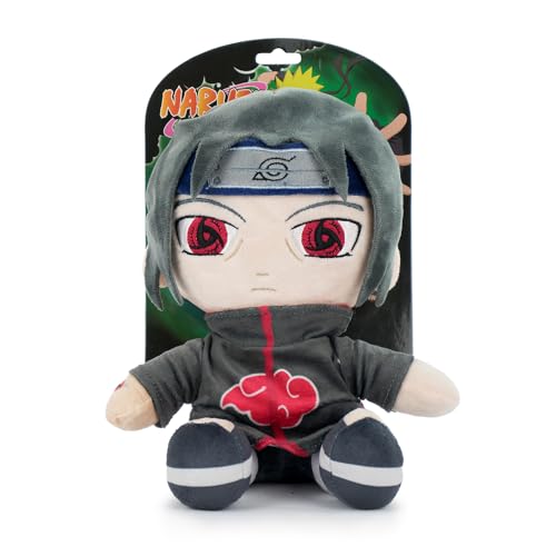 Naruto Charakter Plüschtiere - Naruto, Itachi, Kakashi - Sitzend ca. 24 Zentimeter - Super Soft Qualität (Itachi) von BARRADO