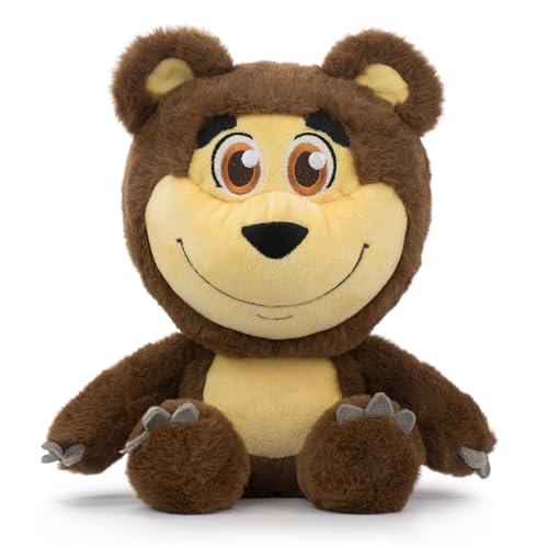 BARRADO - Plüschtier von Mascha und der Bär - 22cm/26cm - 16002908 (Der Bär) von BARRADO