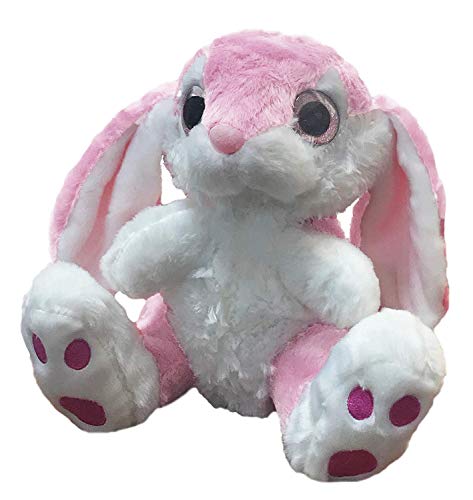 BARRADO - Sitzend Kaninchen von Plüsch - Qualität super Soft (Rosa, 20cm/7'87") von BARRADO