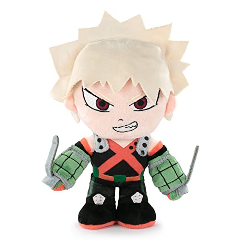 BARRADO My Hero Academia Charakter Kuscheltier - 28cm - Deku, Bakugo, Todoroki - Super Soft Qualität (Bakugo) von BARRADO