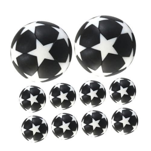 BATHVEVE 10 Stück Tischfußball Spielzubehör Schwarz Weiße Mini Fußbälle für Indoor Spiele und Familienaktivitäten BATHVEVE 10 Stück Tischfußball Spielzubehör Schwarz Weiße Mini Fußbälle für Indoor Spiele und Familienaktivitäten von BATHVEVE