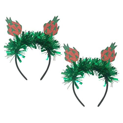BATHVEVE 2 Stück Fruchtmuster Haarschmuck Haarband für Besondere Anlässe Flexibel für Erwachsene Sowie Geeignet Party Dekoration und Stilvolle Frisuraccessoires von BATHVEVE