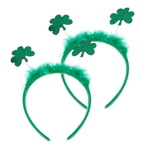BATHVEVE 2 Stück Haarreif für Patrick's Day Lustige Festival Haaraccessoires Leicht Robust für Karneval und Partys Schaffen Sie eine Fröhliche von BATHVEVE