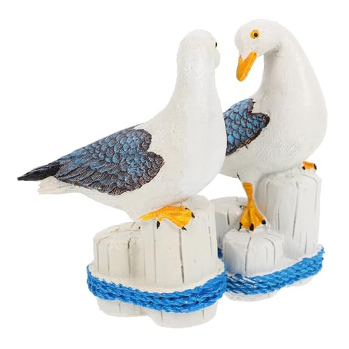 BATHVEVE 2 Stück Seevogel-Ornament Käfig Abschreckungsmittel Für Draußen Papagei Kleine Enten Tiere Pole Hautpflege-Stirnband Vakuum Vogelfütterer Miniatur Frosch Harz BATHVEVE 2 Stück Seevogel-Ornament Käfig Abschreckungsmittel Für Draußen Papagei Kleine Enten Tiere Pole Hautpflege-Stirnband Vakuum Vogelfütterer Miniatur Frosch Harz von BATHVEVE