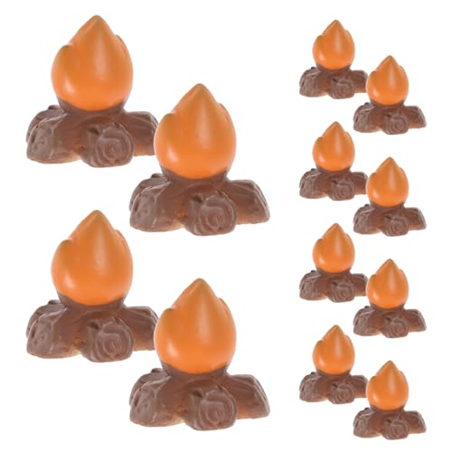 BATHVEVE 20 Stück Flammenmodell Mini winzig falsches Lagerfeuer Kamine Lagerfeuer-Modell gefälschte Lagerfeuerdekoration Lagerfeuer-Ornament Feuer Dekorationen Mikro-Fake-Feuer Harz BATHVEVE 20 Stück Flammenmodell Mini winzig falsches Lagerfeuer Kamine Lagerfeuer-Modell gefälschte Lagerfeuerdekoration Lagerfeuer-Ornament Feuer Dekorationen Mikro-Fake-Feuer Harz von BATHVEVE