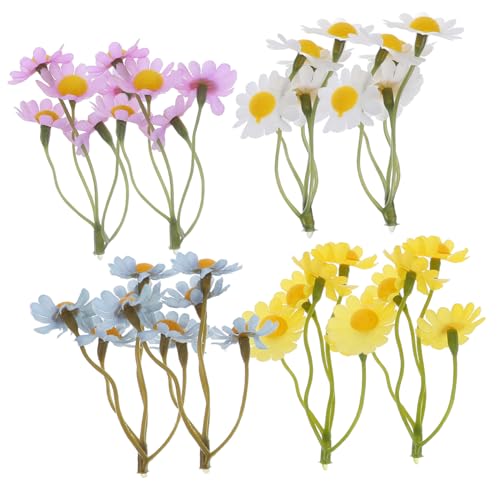 BATHVEVE 20 Stück künstliche Blumenpflanze blumenarrangement Kunstblumen Blumendekoration Dekoration für Zuhause Hochzeit Blumenstrauß künstliche Gänseblümchen kleine Gänseblümchen Stoff BATHVEVE 20 Stück künstliche Blumenpflanze blumenarrangement Kunstblumen Blumendekoration Dekoration für Zuhause Hochzeit Blumenstrauß künstliche Gänseblümchen kleine Gänseblümchen Stoff von BATHVEVE