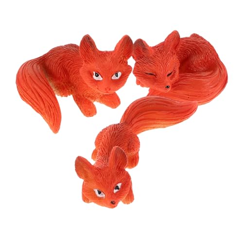 BATHVEVE 3 Stück Fuchs Figuren Süße Resin für Mooslandschaften Feengärten und Terrarien Tierornamente für Kreative BATHVEVE 3 Stück Fuchs Figuren Süße Resin für Mooslandschaften Feengärten und Terrarien Tierornamente für Kreative von BATHVEVE