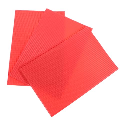 BATHVEVE 3 Stück Rote PVC -Fliesen Mini-Fliesengebäudemodell Simulation rote Fliese Modelldekor aus roten Fliesen Dachziegel Plastik BATHVEVE 3 Stück Rote PVC -Fliesen Mini-Fliesengebäudemodell Simulation rote Fliese Modelldekor aus roten Fliesen Dachziegel Plastik von BATHVEVE