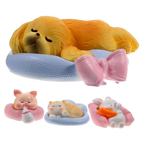 BATHVEVE 4 Stück Mikrolandschafts Tierfiguren Dekoration Miniatur Babyspielzeug Plüsch Mini Enten Miniatur Hundefigur Badespielzeug Häschen Mini Häschenfiguren Kaninchen BATHVEVE 4 Stück Mikrolandschafts Tierfiguren Dekoration Miniatur Babyspielzeug Plüsch Mini Enten Miniatur Hundefigur Badespielzeug Häschen Mini Häschenfiguren Kaninchen von BATHVEVE
