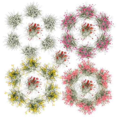 BATHVEVE 5Stücke Miniatur Blumen Cluster Realistische Künstliche Grasbüschel für Modelleisenbahn und Mikrolandschaften für Sandtischmodelle und Dekoration BATHVEVE 5Stücke Miniatur Blumen Cluster Realistische Künstliche Grasbüschel für Modelleisenbahn und Mikrolandschaften für Sandtischmodelle und Dekoration von BATHVEVE