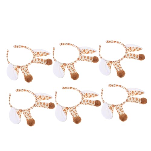 BATHVEVE 6 Stück Tierdesign Haarreifen aus Plüsch für Giraffe für Kostümpartys und Fasching und Auffälliges Haarschmuck Accessoire BATHVEVE 6 Stück Tierdesign Haarreifen aus Plüsch für Giraffe für Kostümpartys und Fasching und Auffälliges Haarschmuck Accessoire von BATHVEVE