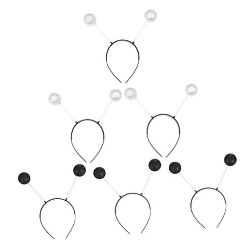 BATHVEVE 6Stücke Teiliges Glitzer Foam Balls Haarband für Außerirdische Cosplay und Haarschmuckdekoration für Partys und Besondere Anlässe Schwarze Silberne Bälle BATHVEVE 6Stücke Teiliges Glitzer Foam Balls Haarband für Außerirdische Cosplay und Haarschmuckdekoration für Partys und Besondere Anlässe Schwarze Silberne Bälle von BATHVEVE