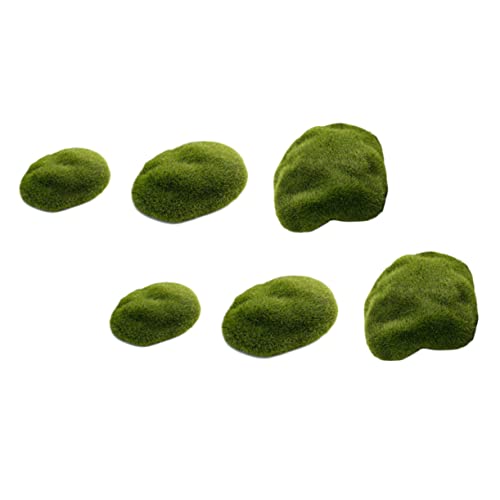 BATHVEVE 6st Künstliches Künstliches Moos Faux Moos Im Freien Kunststein Schmücken Micro Landscape Decor Terrarienmoos Steindekoration Für Aquarien Schwelle Chemisches Fasermaterial Green BATHVEVE 6st Künstliches Künstliches Moos Faux Moos Im Freien Kunststein Schmücken Micro Landscape Decor Terrarienmoos Steindekoration Für Aquarien Schwelle Chemisches Fasermaterial Green von BATHVEVE