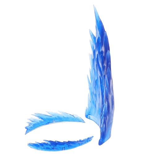 BATHVEVE Action Figure Display Zubehör Transparente Blaue Anime Figur Effekte Detailreiche Modell Effektteile für Sammler Vielseitig Einsetzbar für Doll Supplies und Display von BATHVEVE
