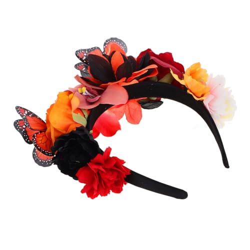 BATHVEVE Blumen schmetterling Haarreif mit Realistischem Design Komfortables Dehnbares Stirnband Auffälliges Natur inspiriertes Haarschmuck accessoire für Damen für Karneval Party BATHVEVE Blumen schmetterling Haarreif mit Realistischem Design Komfortables Dehnbares Stirnband Auffälliges Natur inspiriertes Haarschmuck accessoire für Damen für Karneval Party von BATHVEVE
