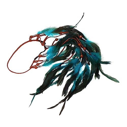 BATHVEVE Bohemian Haarband mit Federn für Damen Stilvolles Kopfschmuck Accessoire für Fotografie Hochzeit und Partys Leicht und Dehnbar für Mädchen von BATHVEVE