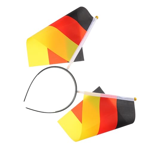 BATHVEVE Deutschland Flaggen Haarreif Komfortabler und Langlebiger Stirnband für Fußballfans für Festivals und Partys Zeigt Nationale Verbundenheit mit Auffälligem Design von BATHVEVE