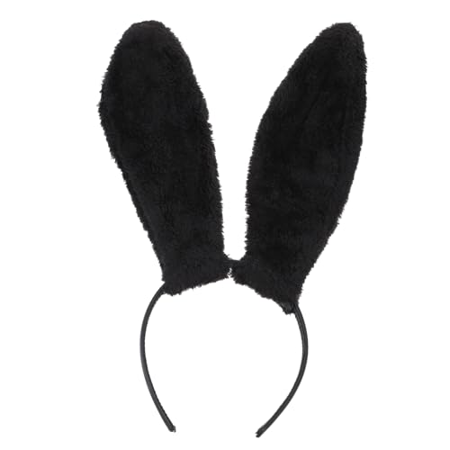 BATHVEVE Flauschiges Hasenohren Stirnband Faltbares Bunny Ear Haarband für Partys und Feiertage Komfortabel und Langlebig als Haarschmuck für Damen und Mädchen Zufällige Zufällige Farbe von BATHVEVE