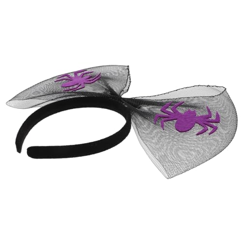 BATHVEVE Halloween Spinnen Haarreif Karneval Stirnband Leichtes Langlebiges Cosplay Party Haarband mit Netz Schleife Geeignet für Halloween Bühnenauftritte und Kostümpartys BATHVEVE Halloween Spinnen Haarreif Karneval Stirnband Leichtes Langlebiges Cosplay Party Haarband mit Netz Schleife Geeignet für Halloween Bühnenauftritte und Kostümpartys von BATHVEVE