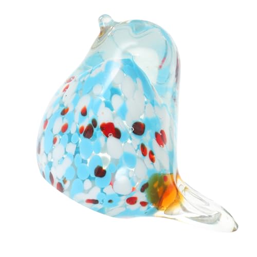 BATHVEVE Handgefertigte Glasvogel-Figurine Aus Buntem Glas Vogel-skulptur Als Briefbeschwerer Dekoratives Ornament Für Schreibtisch Und Zuhause Lebensechte Tierstatue Stilvolle BATHVEVE Handgefertigte Glasvogel-Figurine Aus Buntem Glas Vogel-skulptur Als Briefbeschwerer Dekoratives Ornament Für Schreibtisch Und Zuhause Lebensechte Tierstatue Stilvolle von BATHVEVE