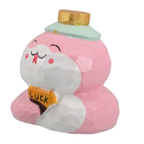 BATHVEVE Handgeschnitzte Holzschlangenfigur Niedliche Miniaturstatue Dekorationsornament Für Jahr Der Schlange Einzigartiges Feng Shui Symbol Für Glück Und Wohlstand Vielseitig von BATHVEVE