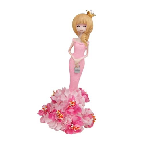 BATHVEVE Harzdekor für Kuchen Harzverzierungen Mädchen-Party-Kuchen-Puppe Puppenschmuck aus Harz Cartoon-Wohnkultur Kuchen-Puppen- Wohnzimmer-Ornamente Rosa BATHVEVE Harzdekor für Kuchen Harzverzierungen Mädchen-Party-Kuchen-Puppe Puppenschmuck aus Harz Cartoon-Wohnkultur Kuchen-Puppen- Wohnzimmer-Ornamente Rosa von BATHVEVE