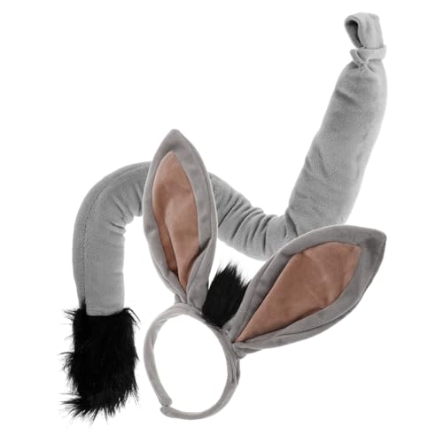 BATHVEVE Kostüm Set mit Haarreif und Tierische Verkleidungsaccessoires für Halloween Weihnachten Karneval Geburtstagsfeiern Charmante und Verspielte Details Unisex für Erwachsene von BATHVEVE