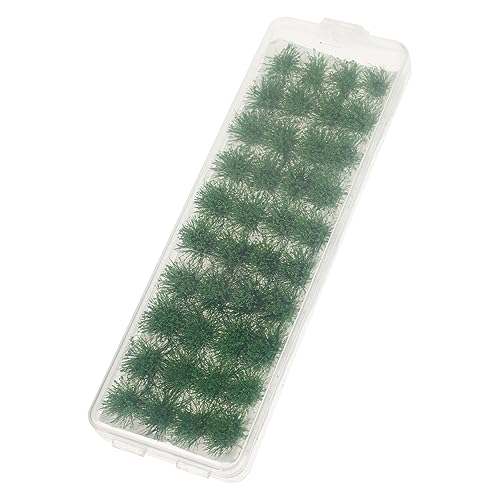 BATHVEVE Künstliches Grascluster Miniatur Unregelmäßige Grasmodelle für Sandtisch Dekoration Realistisches Simulationsgras für Modellbau und Mikrolandschaften von BATHVEVE