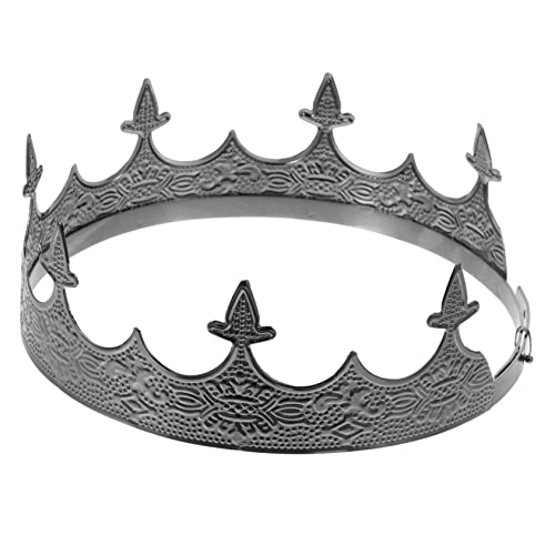 BATHVEVE Männer Krone aus Verstellbare Krone für Bühnenauftritte Cosplay und Partys Dekorativer Kopfschmuck für Herren Hochzeit und Abschlussball von BATHVEVE